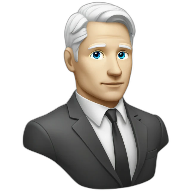 white skinned man head future cyberpunk banker crypto usd rich emoji