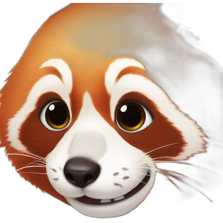 red panda crying emoji