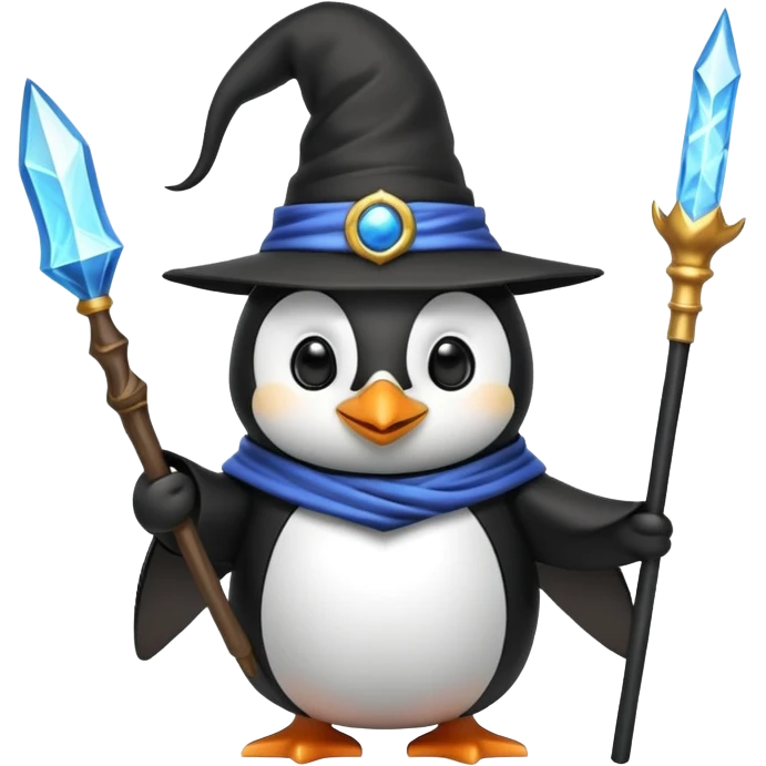 penguin wizard emoji
