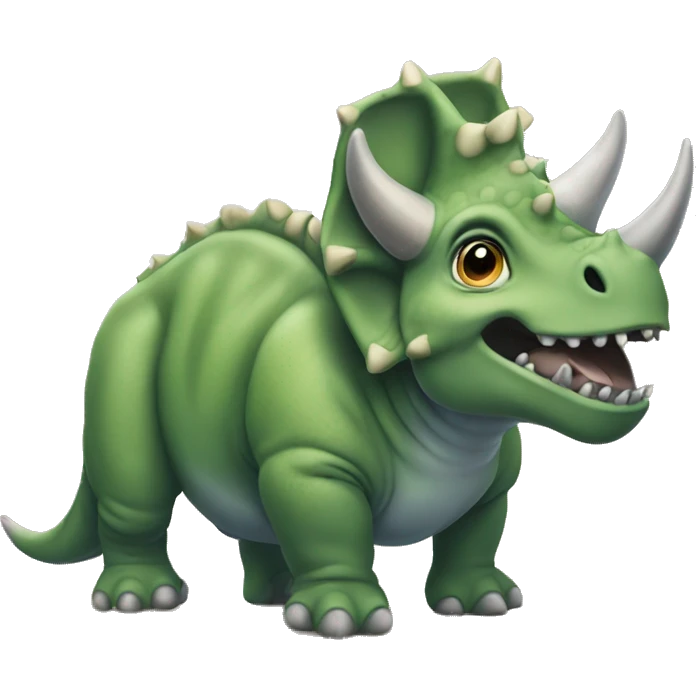 Triceratops emoji