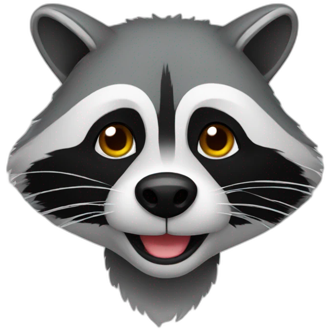 Raccon humain emoji