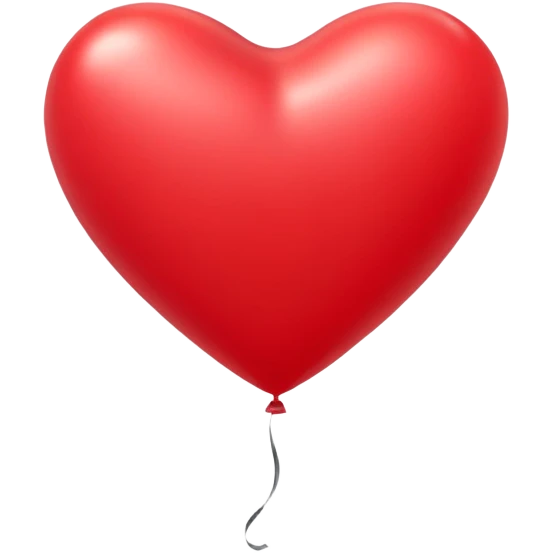 A aerostatic ballon in form of heart  emoji