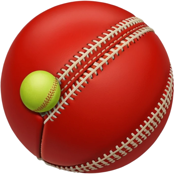 Cricket ball emoji