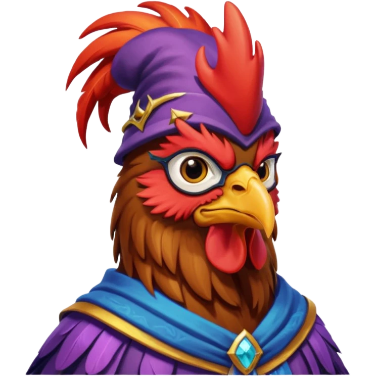 خروس جادوگر emoji