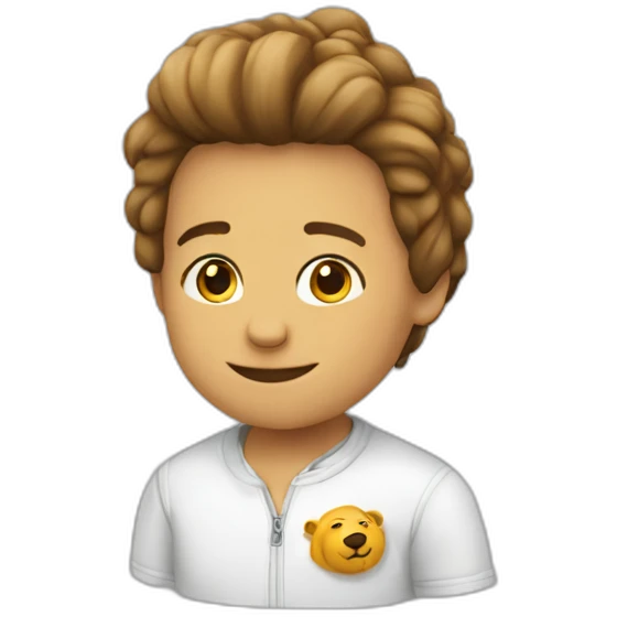 personne sur un ours emoji