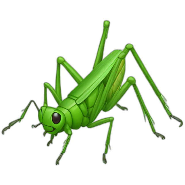 Green Cricket emoji