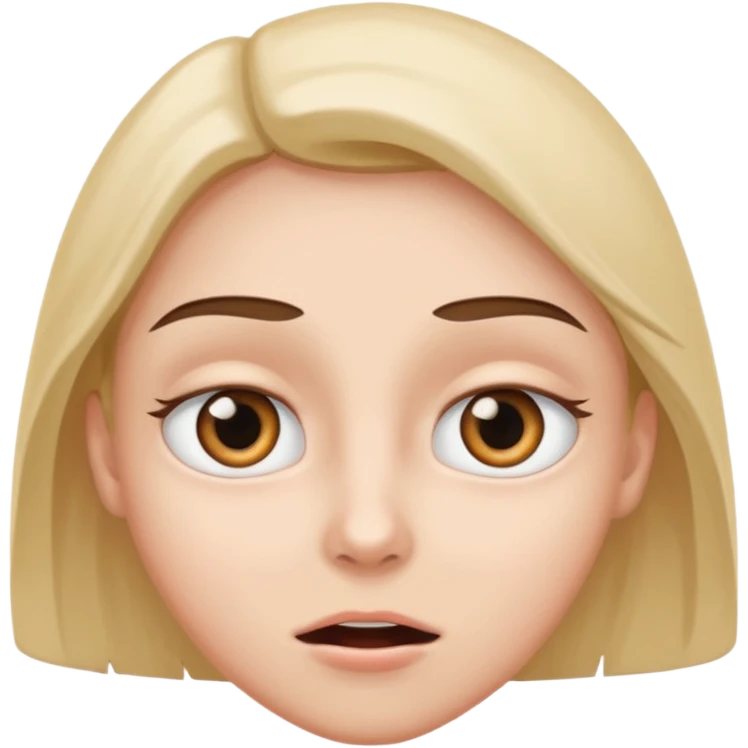 Face whit Eye pop like cartoons for surpirse emoji