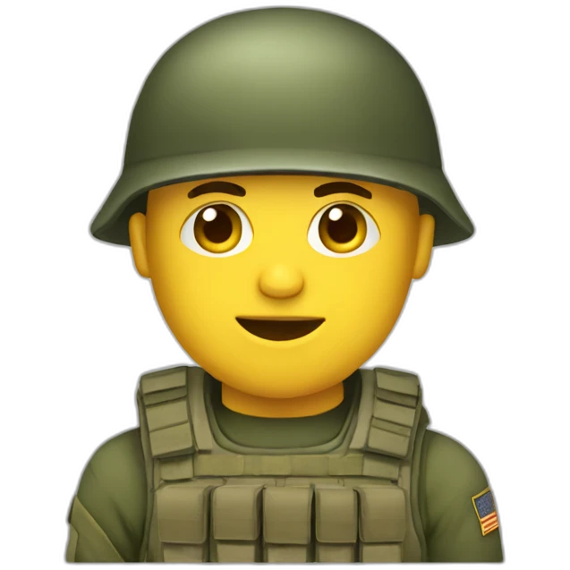 Morden soldier emoji