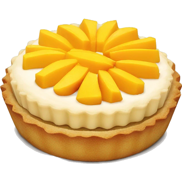 Mango tart emoji