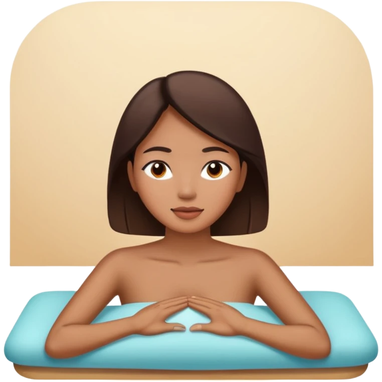 Philippines woman is getting a massage emoji
