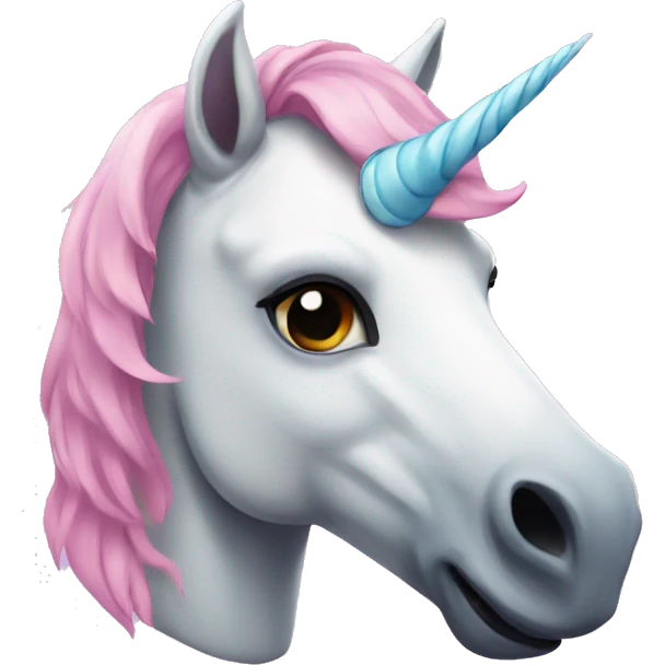 unicorn with mask emoji