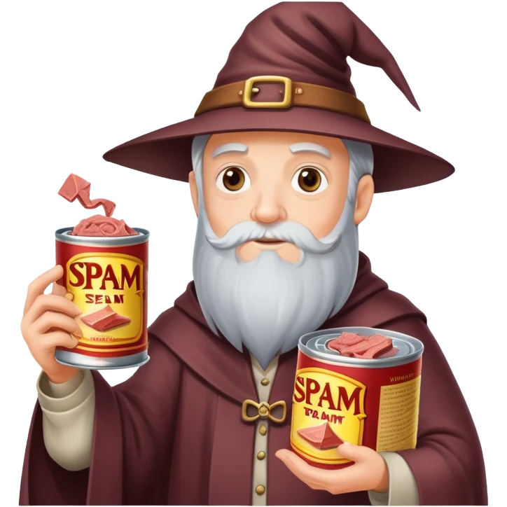 spam meat historian wizard emoji