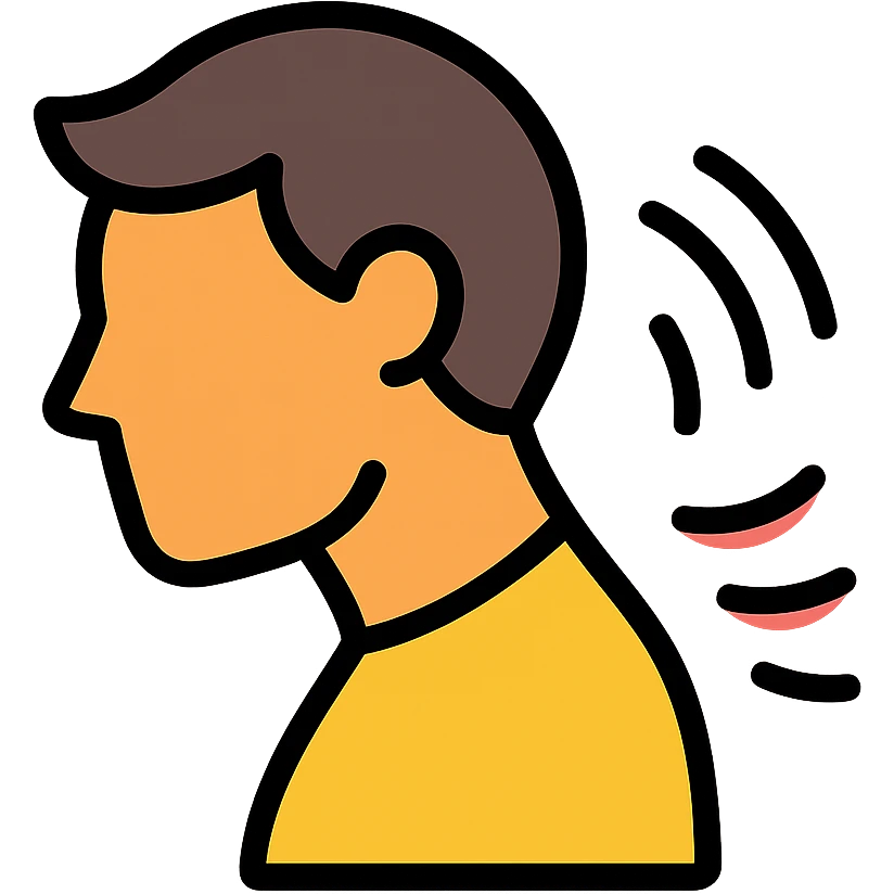 head with neck sharply bent, whiplash effect icon emoji