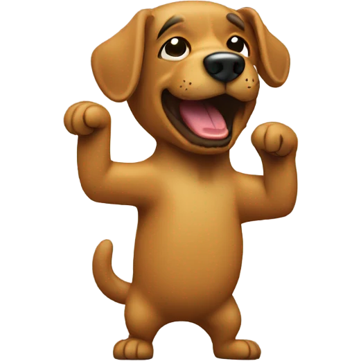 Dog dabbing  emoji