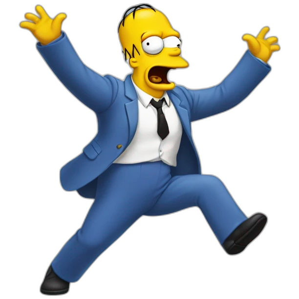 Hommer Simpson qui danse emoji