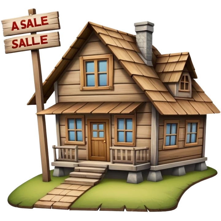 for sale sign for house emoji