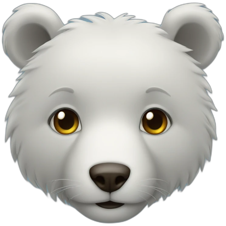 ours bleu emoji