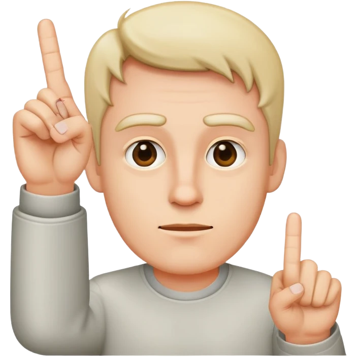 man sticking up middle finger  emoji