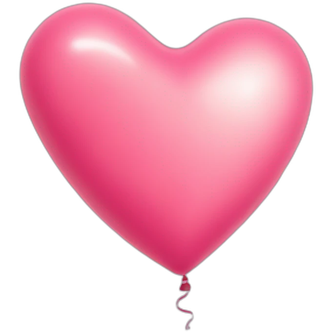 heart shaped balloon emoji