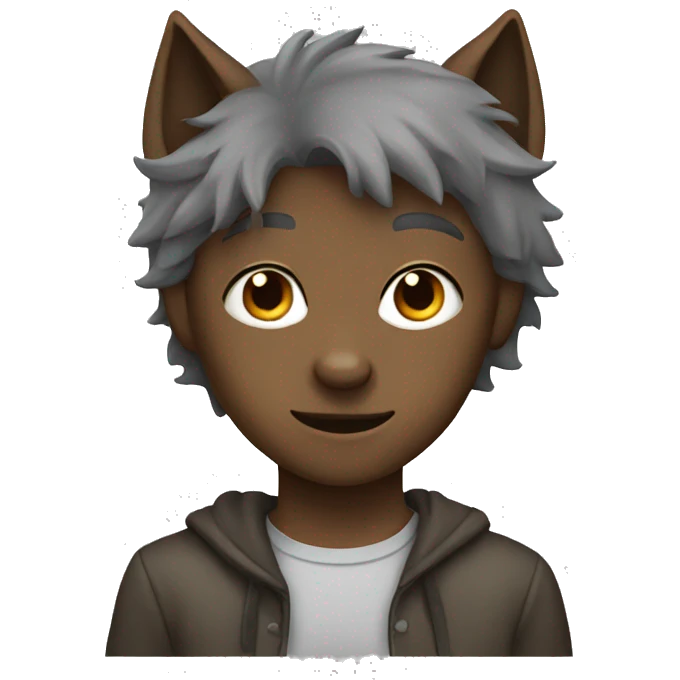 Wolf boy emoji