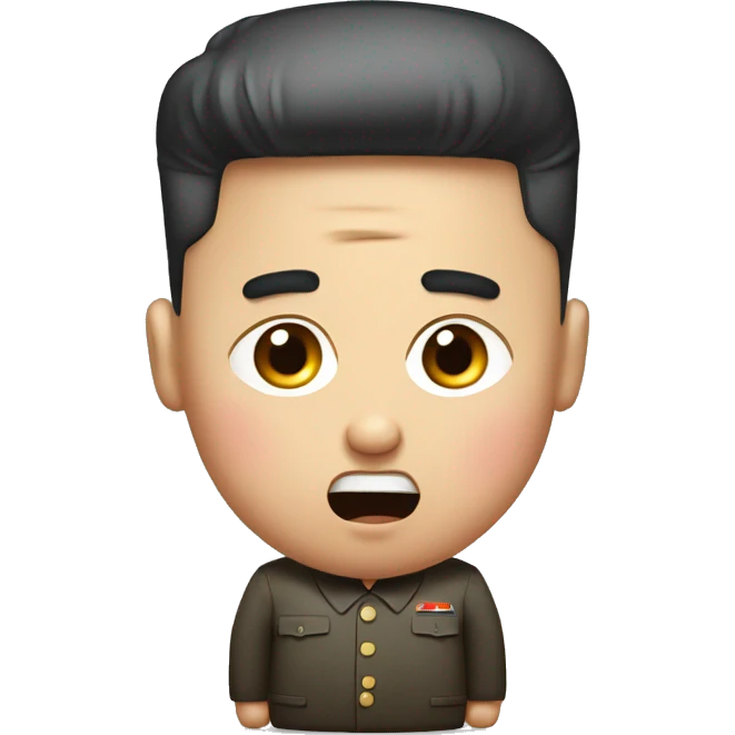 Kim Jong Un Shrugging emoji