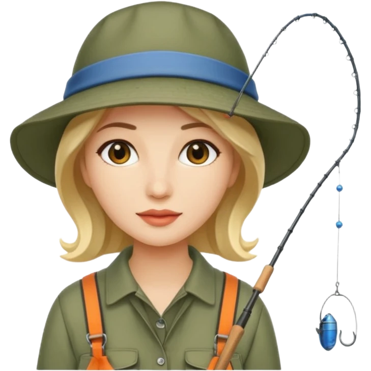 Women Fishing emoji
