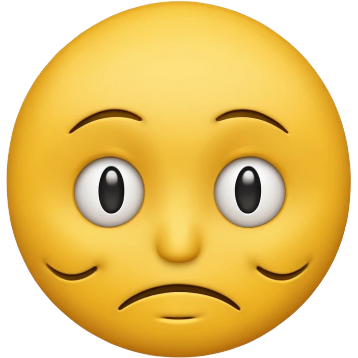 Annoyed smiley face emoji