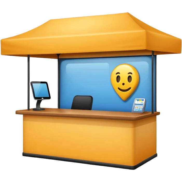 professional trade booth emoji