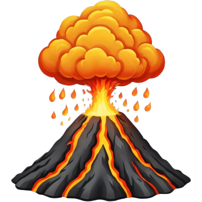 volcano emoji