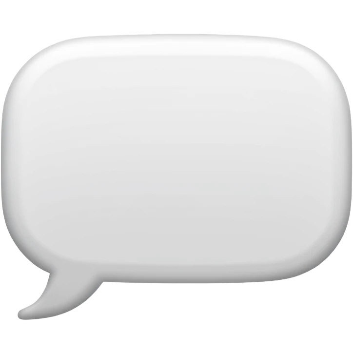speech bubble emoji
