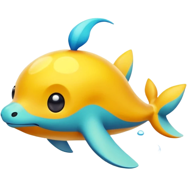 Weird abstract cute floating Fakémon-Pokémon-fantasy-creature la creatura emoji