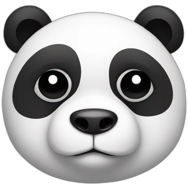 Sleepy panda emoji