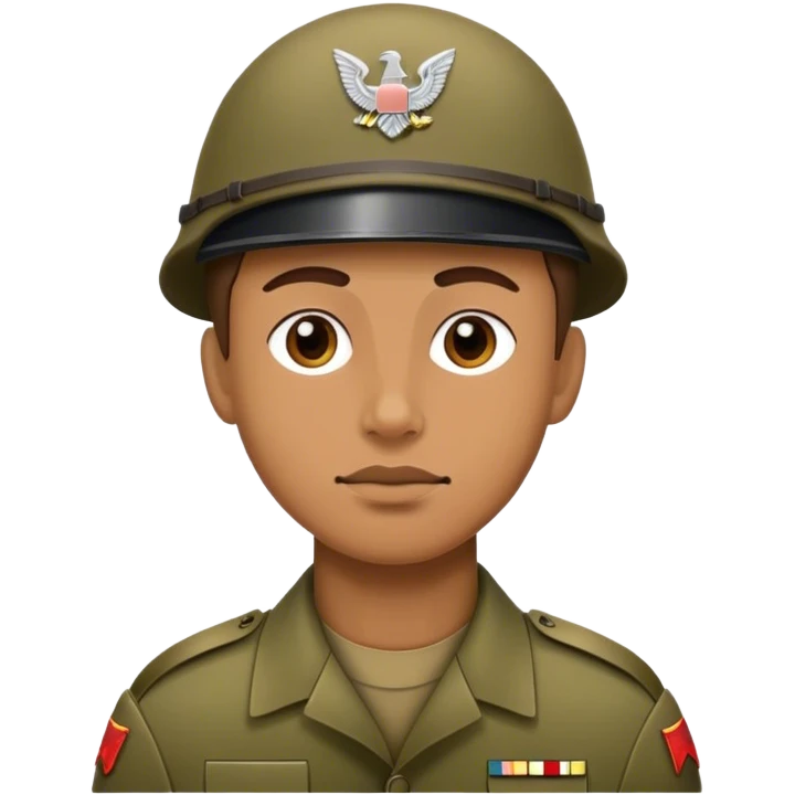 A soldier  emoji