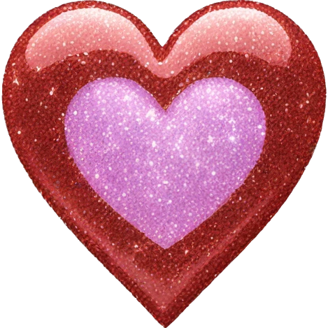 Heart glitter heart  emoji