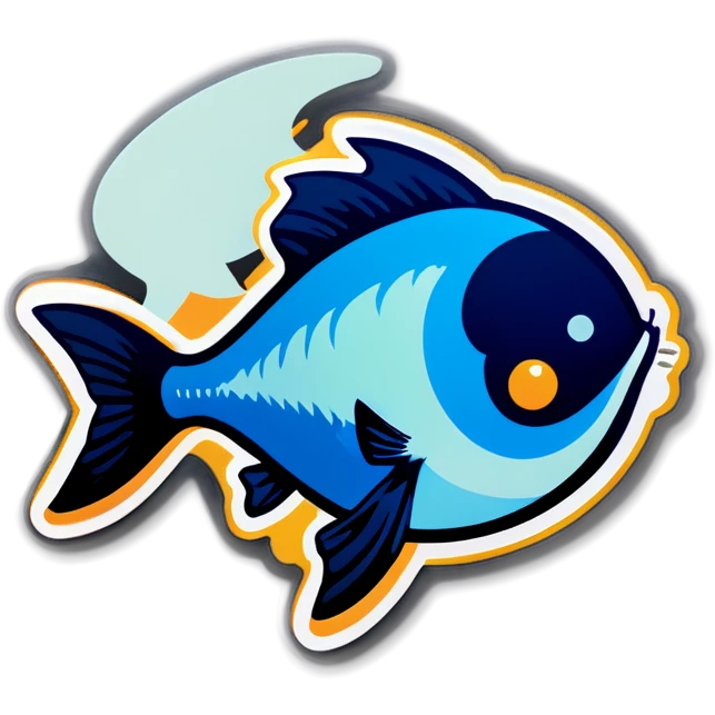 Fish with cat ears emoji