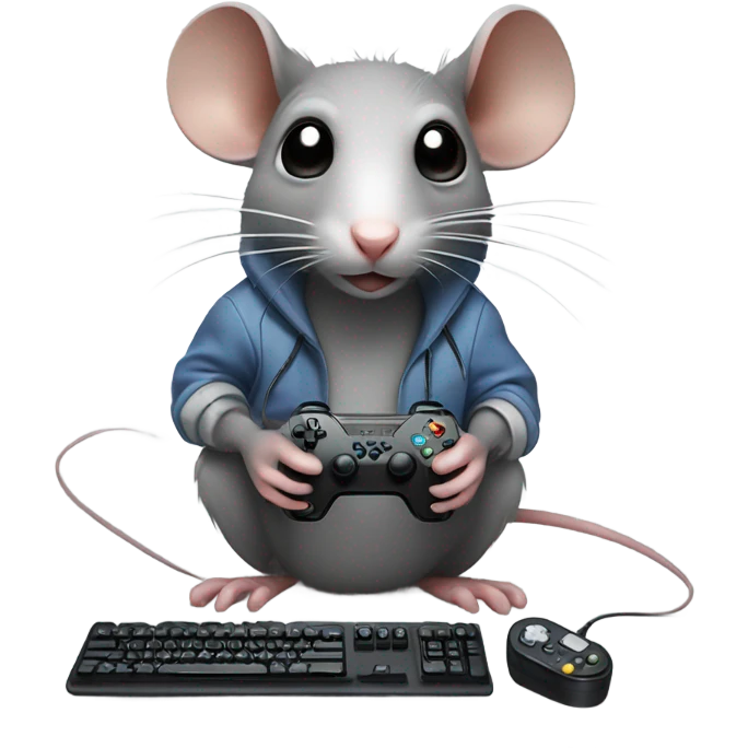 Gamer Rat emoji