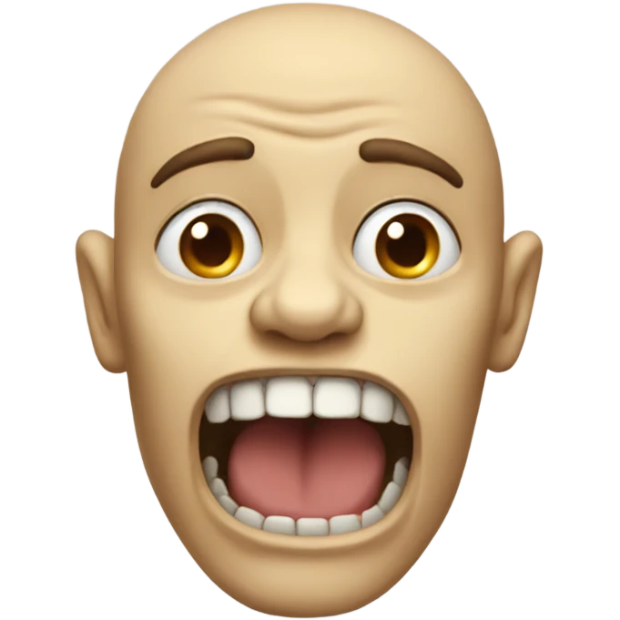 jaw - mewing emoji