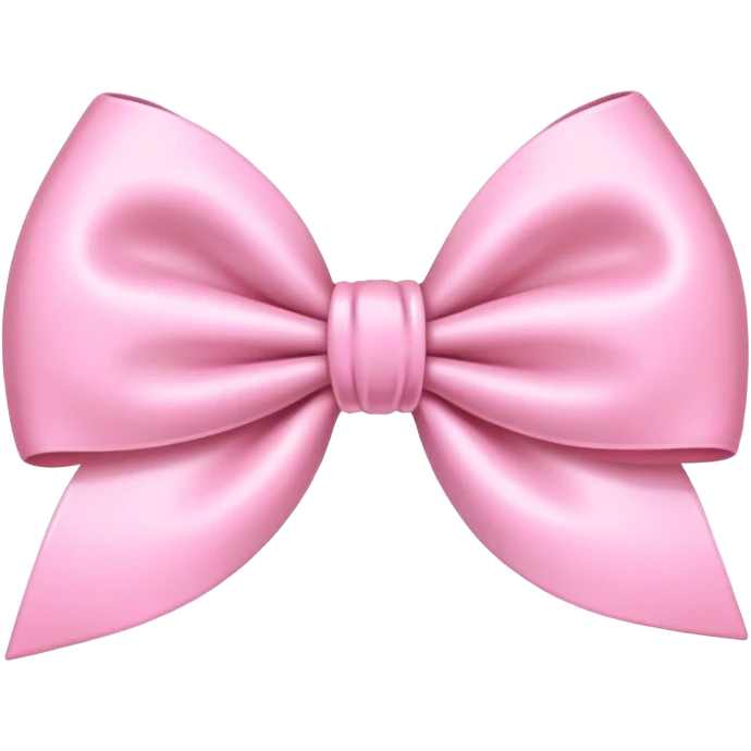 Baby pink bow  emoji