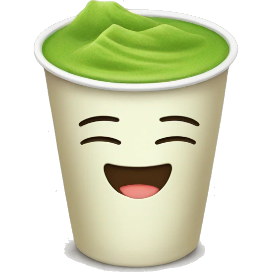 matcha in cups emoji