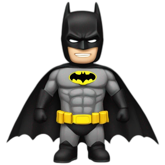 Realistic batman emoji