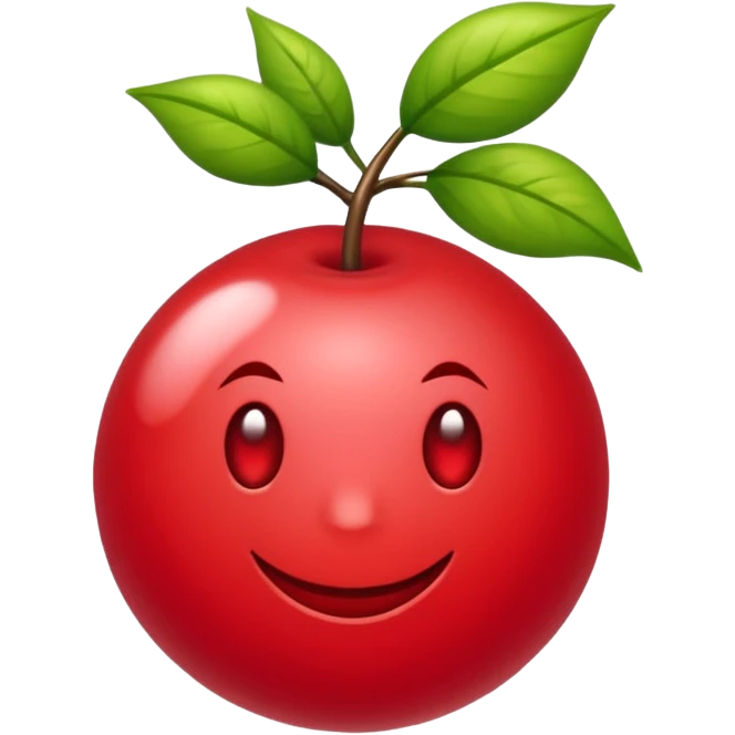 eine einzelne Kirsche, klar erkennbar, ohne Text emoji