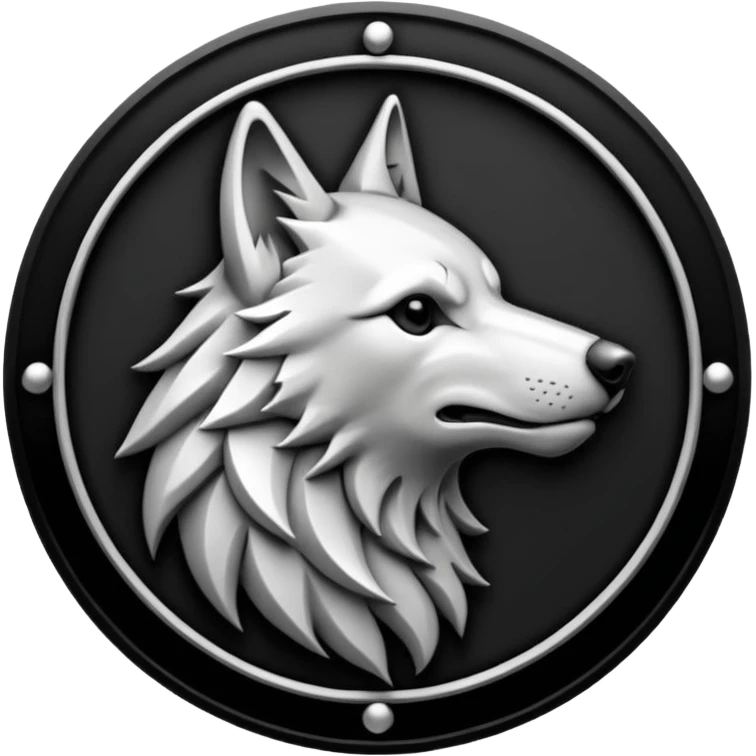 howling wolf crest emoji