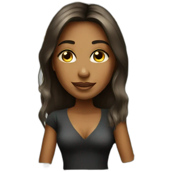 Rich millionaire girl emoji