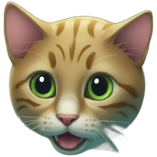 cat hunting for fish emoji