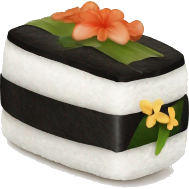 Hawaiian musubi emoji