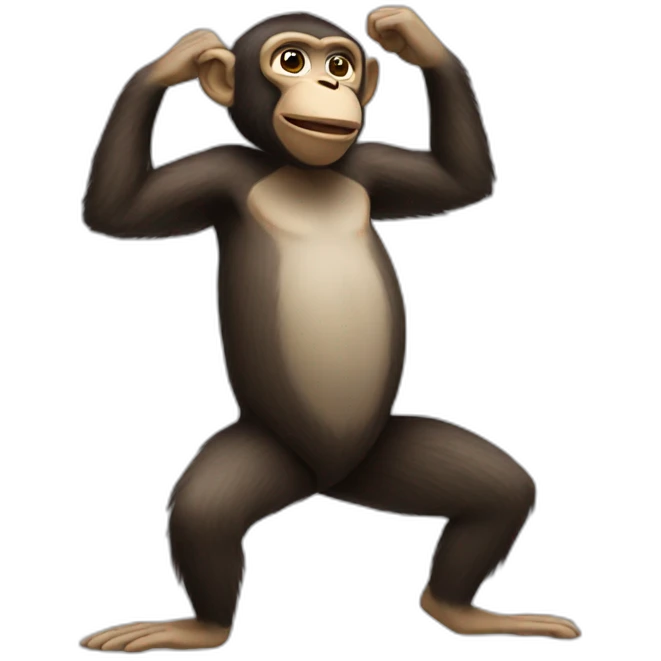 monkey twerking emoji