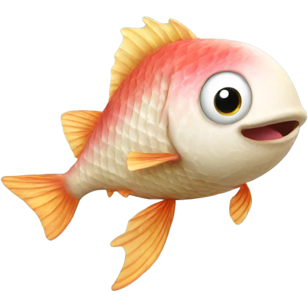 Ice cream fish emoji