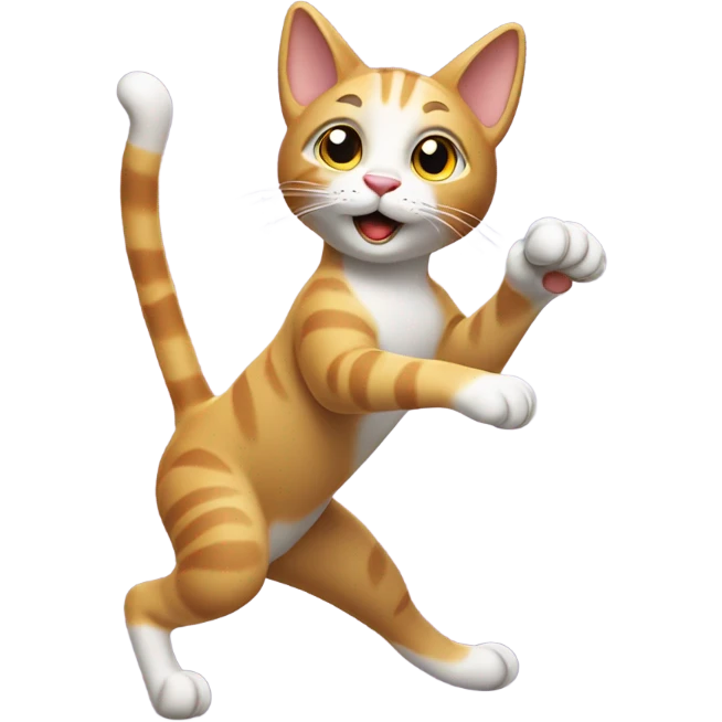 Cat dancing emoji