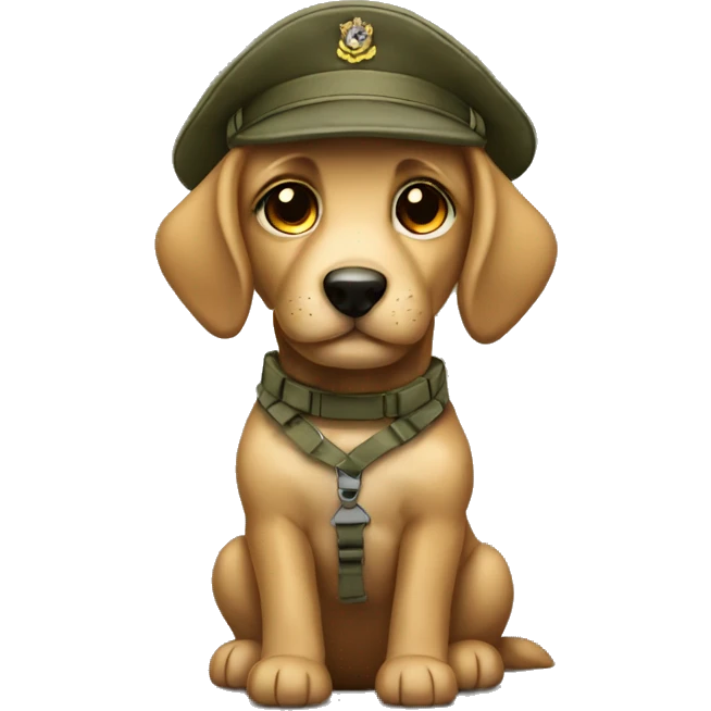 army puppy emoji