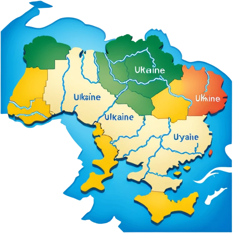 ukraine map  emoji
